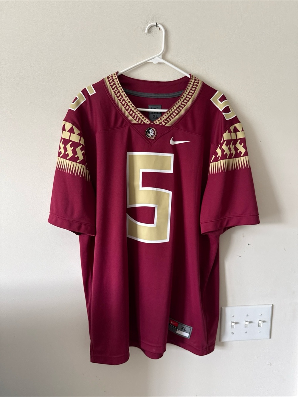 Men’s Nike Jameis Winston #5 Florida State Seminoles NCAA Jersey Sz XL - RARE